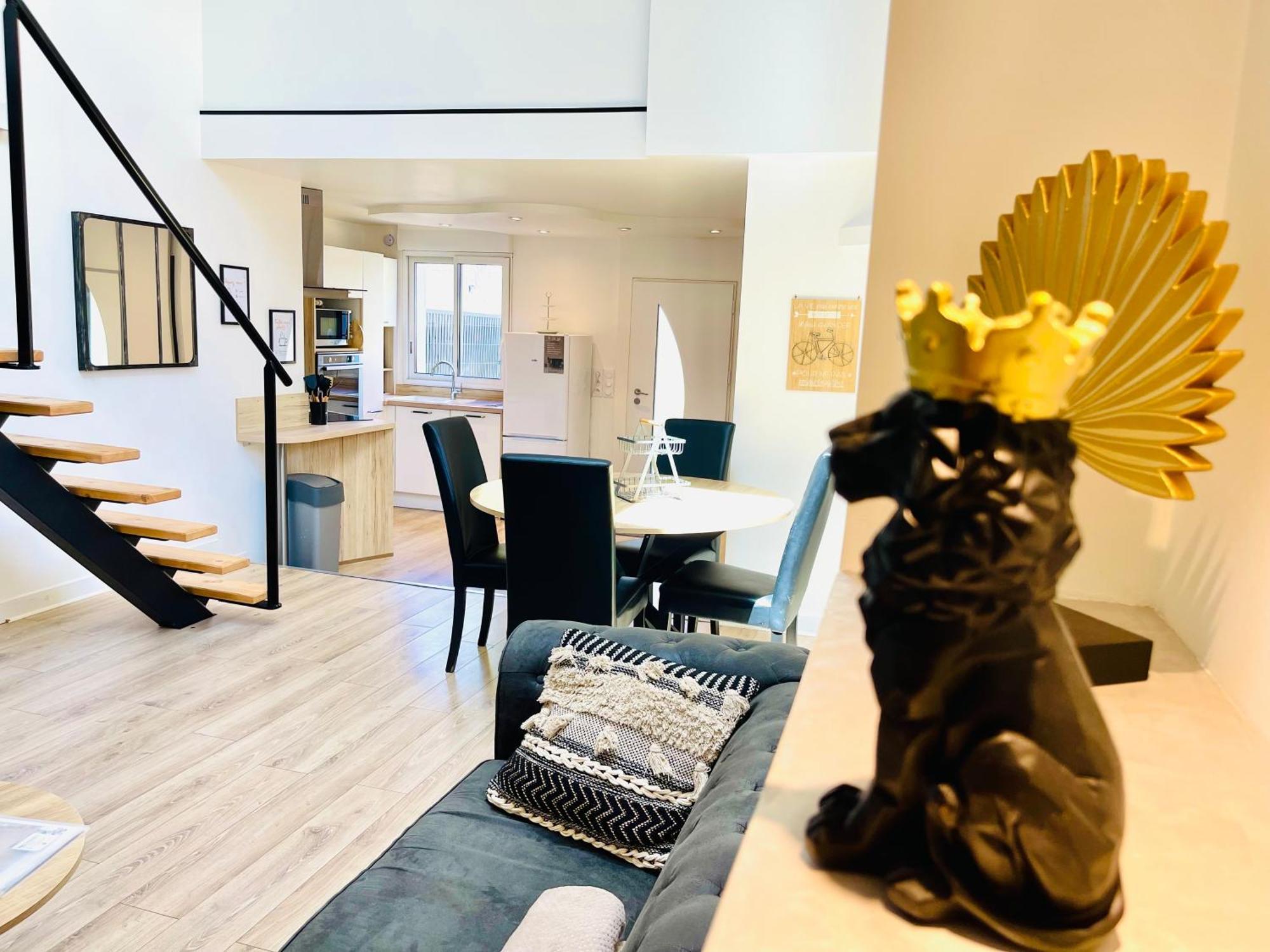 Loft De Charme Avec Parking, Jardin Et Terrasse Villa Saint-Pryve-Saint-Mesmin Bagian luar foto